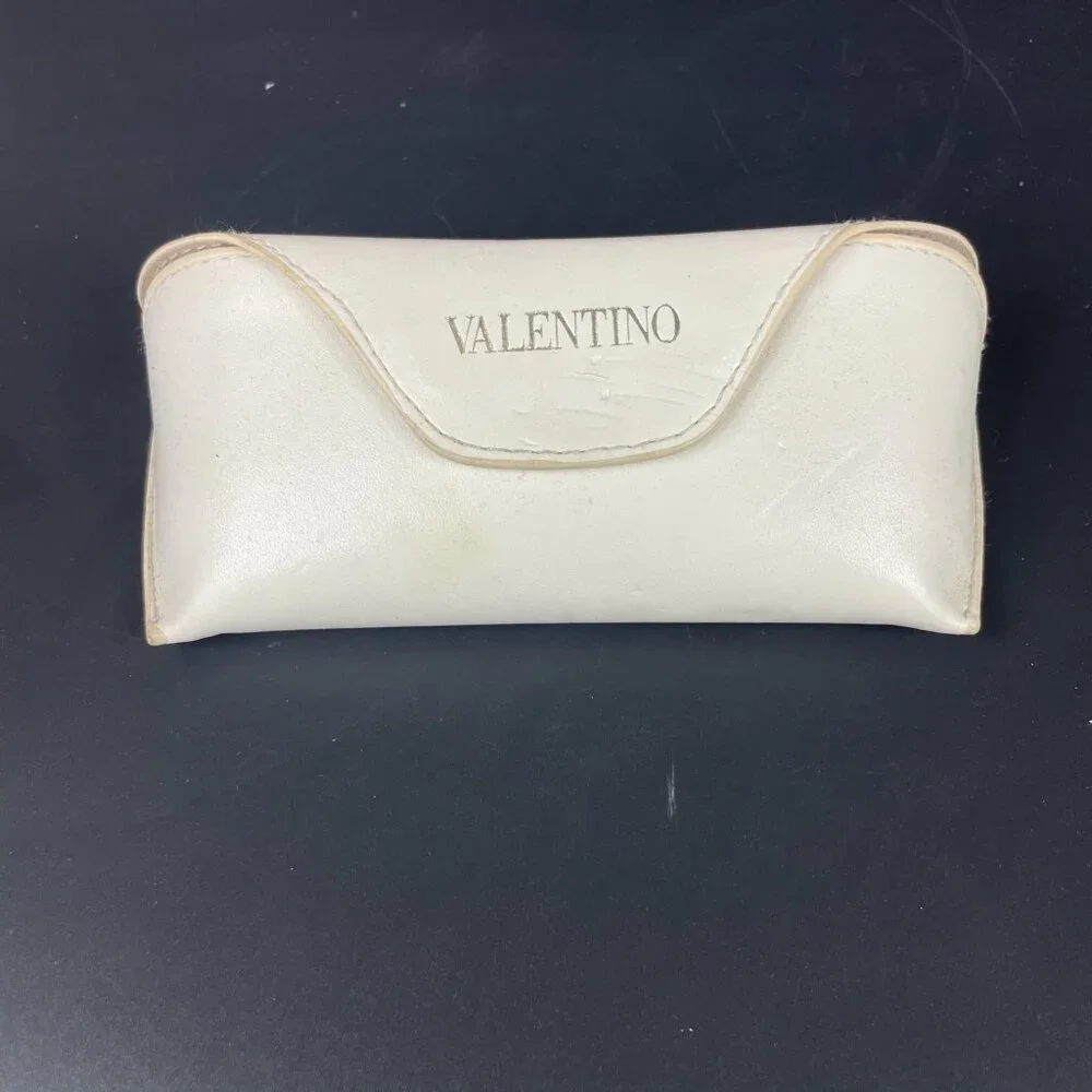 Valentino Gradient Oversize Black Acetate Sunglasses Silver Tone Rockstuds V724S - Picture 10 of 11